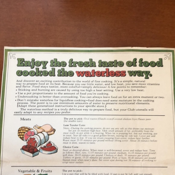 CLUB ALUMINUM CONSUMER RELATIONS DEPT LAMINATED CARE AND CLEANING CHART 1960’s - Picture 10 of 15